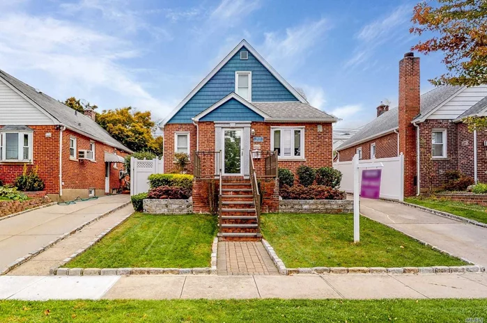 Lovely Brick Cape Located In The Most Desirable Town Of Fresh Meadows, Renowned School District #25. This Beautiful Home Has Had Only 2 Owners Since 1945. The Property Showcases Refinished Hardwood Floors Throughout, 4 Bedrooms, 2 Renovated Bathrooms, A Formal Dining Room, Large Living Room With Gas Burning Fireplace, Renovated Kitchen With Granite Counter Tops And Cherry Wood Cabinets. A Semi-Finished Basement With Washer And Dryer, Central A/C And Completed By A Driveway & Detached Garage.